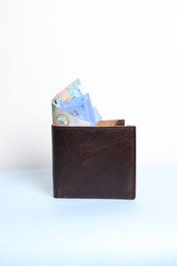 Cartera de Cuero Genuino Premium Hecha a Mano con Diseño de Puntos, Cierre Plegable, Corta, Portátil y Moderna para Uso Diario Masculino - Product Image 6