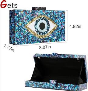 Sac à main en résine fait à la main pour femmes Soirée de gala Mariage Utilisation élégante Sac en résine en forme de boîte Vente en gros en provenance d'Inde - Product Image 2