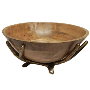 Cuencos para servir con acabado moderno, decoración de Material Natural de alta calidad, cuenco de sopa de madera, resina epoxi y hueso de cuerno con decoración del hogar - Product Image 3