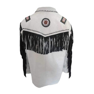 Chaqueta Vaquera de Cuero Genuino para Hombre con Costuras Resistentes, Cuello Alto, Impermeable y Transpirable para Uso en Exteriores en Invierno - Product Image 4