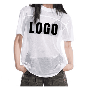 Women's Plus Size <b>Crop</b> <b>Top</b> Lightweight Mesh T-Shirt Loose Fit Street Wear Quality Made Breathable Clothing - Product Image 6