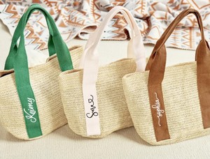 Embroidered Name Beach Straw <b>Bag</b>, Bridesmaid Gift, Girls <b>Trip</b> <b>Bags</b>, Tote <b>Bag</b>, Bachelorette, Bridesmaid Proposal - Product Image 2