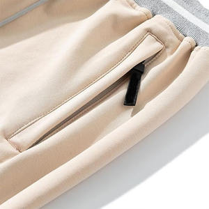 Pantalones rectos informales de nuevo estilo de calidad personalizada para hombre, lona ligera, plana con cierre de cordón parte delantera, servicio OEM - Product Image 3