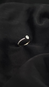 แหวนเพชรสำหรับผู้หญิงผลิตจากทอง14K 18K ที่ออกแบบได้เอง - Product Image 4