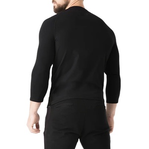 เสื้อยืดแขนยาวสำหรับออกกำลังกายพิมพ์ลายดิจิตอลสำหรับผู้ชายเสื้อยืด5% สแปนเด็กซ์ใช้2025ฟิตเนสเล่นฟิตเนสสำหรับผู้ชายผ้าคอตตอน95% โลโก้ออกแบบได้ตามต้องการ - Product Image 6