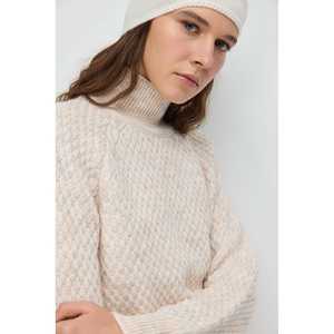 Pull en tricot côtelé avec détail Bosphore - Product Image 2