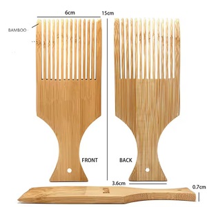 Peigne en bois pour l'entretien et le coiffage de la barbe - Product Image 6