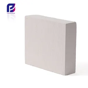 Papan serat keramik termal tungku 1260 derajat, papan insulasi termal untuk pelat Aluminium silikat tahan panas