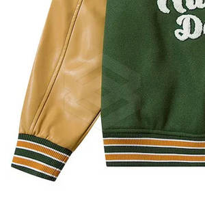 Chaqueta con letras de chenilla bordadas de estilo único Chaqueta con letras de chenilla bordadas personalizada Precio bajo Mejor calidad - Product Image 6