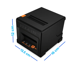 Imprimante thermique de reçus 80 mm rapide et sans encre, USB et Bluetooth, style noir et blanc avec commande ESC/POS pour rouleaux de papier thermique - Product Image 3