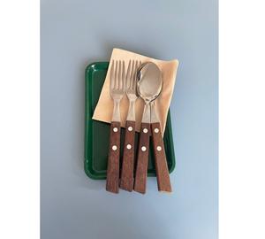 Premium Metal Cutlery Set Restaurant Style Metal Cutlery Dining <b>Essentials</b> Quality Heavy Kitchens Flatware Set - Product Image 3