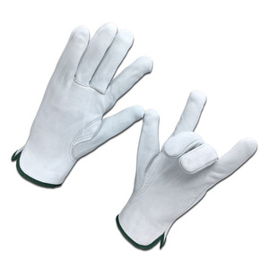 Gants de travail pour hommes Gants de travail de sécurité Gants de conduite en cuir de mouton - Product Image 4