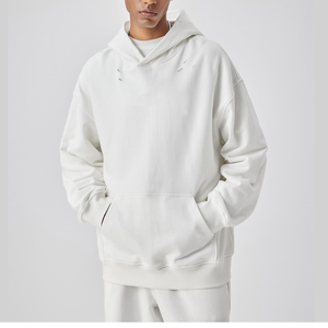 Sweat-shirts d'hiver épais pour hommes, 400 g/m², 100 % coton, haute qualité, coupe oversize et carrée, personnalisables avec logo, fabriqués en usine - Product Image 1