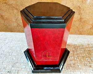 Artisanal Wooden Cremation <b>Urn</b> for Adults Home Decor Memorial Funeral Solution for Humans and Pets for <b>Dogs</b> Ashes Storage - Product Image 5