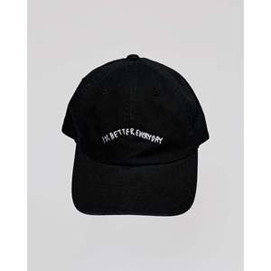Casquette en velours 5 panneaux LSKD X Andrew J. Steele - Noir délavé - Visière incurvée blanche - Product Image 3