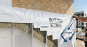 <span class=keywords><strong>Membrane</strong></span> HDPE Flash-Spun OPERFECT PVEK-B1060 Sd 0,02m respirante et ignifuge pour ossature bois et maison modulaire - Product Image 3