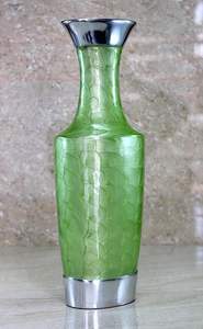 Super qualité indien en gros grands vases de mariage grande trompette conception en aluminium métal pour les cendres bas prix - Product Image 4