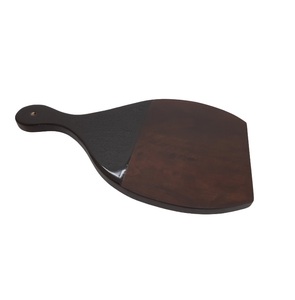 Planche à découper en bois design moderne Planche à découper pour fruits et légumes finis naturels Dessus de table Accessoire de cuisine fait à la main en vrac - Product Image 5