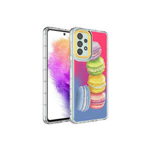 Coque pour Samsung Galaxy A53 5G, édition JoieCreatif, motif coloré, coque en silicone rigide, protection de l'appareil photo, silicone souple INS - Product Image 1