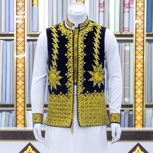 Robe afghane respirante de style traditionnel Ensemble complet de robe afghane pour hommes à des prix abordables - Product Image 2