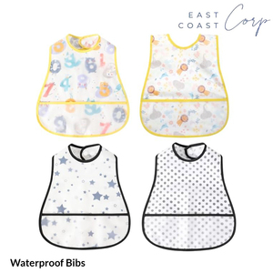 Poche attrape-miettes, bavoir de dentition réglable pour bébé, bavoirs alimentaires animaux sans manches pour bébés - Product Image 3