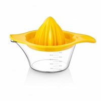 Presse-agrumes manuel en plastique PP avec tasse doseuse, outils pour légumes, compatible lave-vaisselle, facile à nettoyer, bec verseur facile, ustensile de cuisine