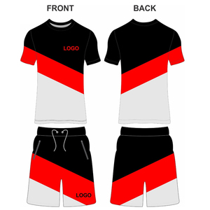 100% coton patchwork à manches courtes t-shirts ensemble hommes deux tons coupe ajustée hommes ensembles deux o cou t-shirt fitness costume gym ensemble - Product Image 5