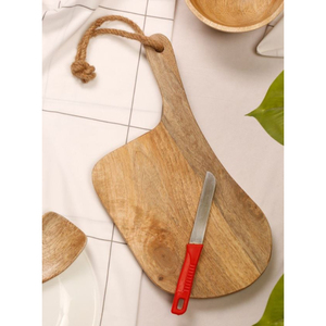 Tabla de queso y tabla de cortar Utensilios de cocina elegantes Tabla de cortar de madera para verduras Fruta Carne Chees en precio asequible - Product Image 4