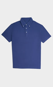2025 camiseta Polo de alta calidad 100% algodón cómodo secado rápido manga corta botón cuello sólido Polo camiseta para hombres - Product Image 5