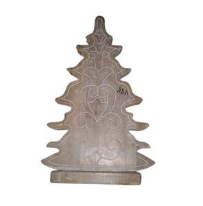 Adorno decorativo de árbol de Navidad de madera de alta calidad con trabajo CNC Venta caliente árbol de Navidad decorativo - Product Image 1
