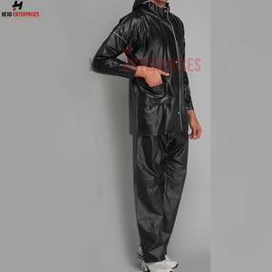 เสื้อกันฝนคุณภาพสูงเสื้อผ้าทํางานชุดกันฝนเสื้อกันฝนกันน้ําในราคาขายส่งเสื้อกันฝนสําหรับผู้ชาย - Product Image 6