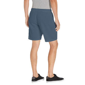 Coupe confortable de haute qualité Logo personnalisé Streetwear hommes maille Shorts nouveau Design couleur unie hommes maille Shorts - Product Image 3