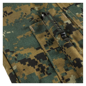 เสื้อกีฬากลางแจ้ง แนวแทคติคอล คอเหลี่ยม ซิป น้ำหนักเบา ระบายอากาศได้ดี ซับเหงื่อ ผ้าฝ้าย 100% รับสั่งทำ - Product Image 3