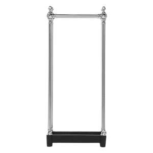 Porte-parapluie en métal décoratif avec base, accessoires de maison modernes, support de parapluie avec pluviomètre - Product Image 5