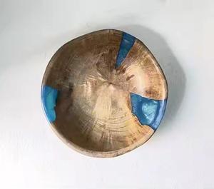 Mini cuenco de estilo único, Frutero de madera y resina epoxi personalizado, proveedor de fábrica, cuencos de nueces de diseñador, vajilla - Product Image 5