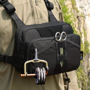 Sac de poitrine de pêche OEM, sac de pêche à la mouche pour hommes et femmes, sac de rangement pour matériel et boîtes à mouches, sac de transport pour jumelles de chasse - Product Image 6