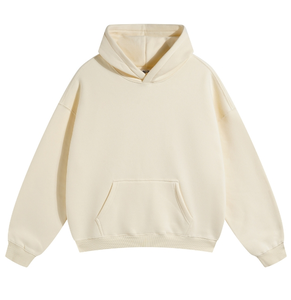 Sudadera con capucha impresa en color en blanco de algodón de alta calidad Vintage diseño de moda Streetwear pulóver con impresión Digital deportes Hip Hop - Product Image 4