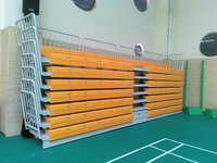 JY-750 Gradas Telescópicas Retráctiles de Fábrica China, Sistema de Asientos para Estadios Escolares, Gimnasios de Baloncesto