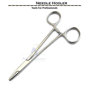 En stock – Dernier modèle – Porte-aiguilles manuels en acier inoxydable – Nouveau design – Utilisation en chirurgie générale – Durables et réutilisables – Certifiés CE - Product Image 4