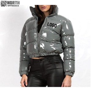 Doudounes d'hiver de haute qualité pour femmes légères, respirantes, imperméables, logo personnalisé, vente à chaud, conception anti-rides - Product Image 4