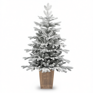 Árbol de Navidad Verde Nevado Amicasa (PVC PE) H120 D72 cm 008644 Código de Producto - Product Image 2