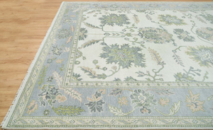 Alfombra de Interior de área Oushak de 9x12 de alta calidad, 1 pieza de algodón hecho a mano, decoración de sala de estar, antideslizante, pedido mínimo - Product Image 5