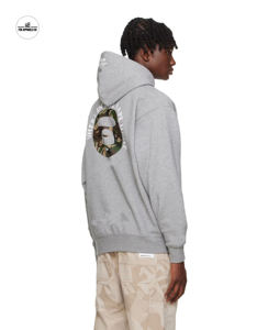 Sudaderas con capucha de algodón térmico suave de 350gsm para hombre, jersey de talla grande, de gran tamaño grande y alta Sudadera con capucha, sudaderas con capucha y logotipo personalizado - Product Image 2