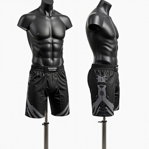 Pantalones cortos de lucha MMA personalizados y conjunto de desgaste MMA con pantalones cortos sublimados para No Gi Jiu Jitsu Kimono de Jiu Jitsu Performance - Product Image 1