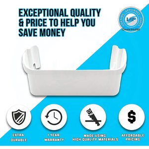 Frigidaire Compatible 240363701 Door <b>Bin</b> Plastic Refrigerator Shelf for Household Use Manual/<b>Electric</b> Power Source - Product Image 6