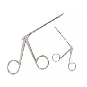 OMI Healthcare Supply Alligator Straight Aural Ear Forceps Acero inoxidable ENT Cirugía de alta calidad - Product Image 2