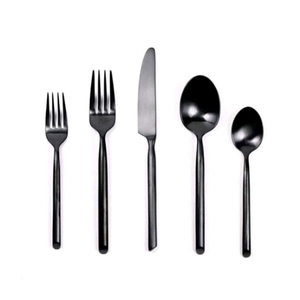 Nouvelle arrivée vente en gros de couverts en métal fabriqués en Inde ensemble de couverts design gaufré plaqué or de qualité supérieure - Product Image 3