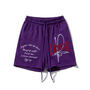 Pantalones Cortos Deportivos Personalizados 2026 de Felpa Francesa 100% Algodón para Hombre, Secado Rápido, Transpirables, Ecológicos, Bordados, Estilo Urbano, con Bolsillo - Product Image 2