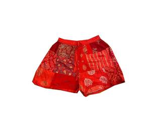 Pantalon sarouel patchwork à taille élastique toutes saisons pour hommes femmes Style délavé Streetwear avec design baggy Vente en gros d'été - Product Image 4