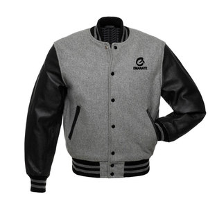 Chaquetas Bomber de Béisbol de Fabricante Profesional, Embalaje Personalizado, Mangas de Algodón para Hombre, Bolsillo Delantero, Transpirable, Resistente al Viento - Product Image 2